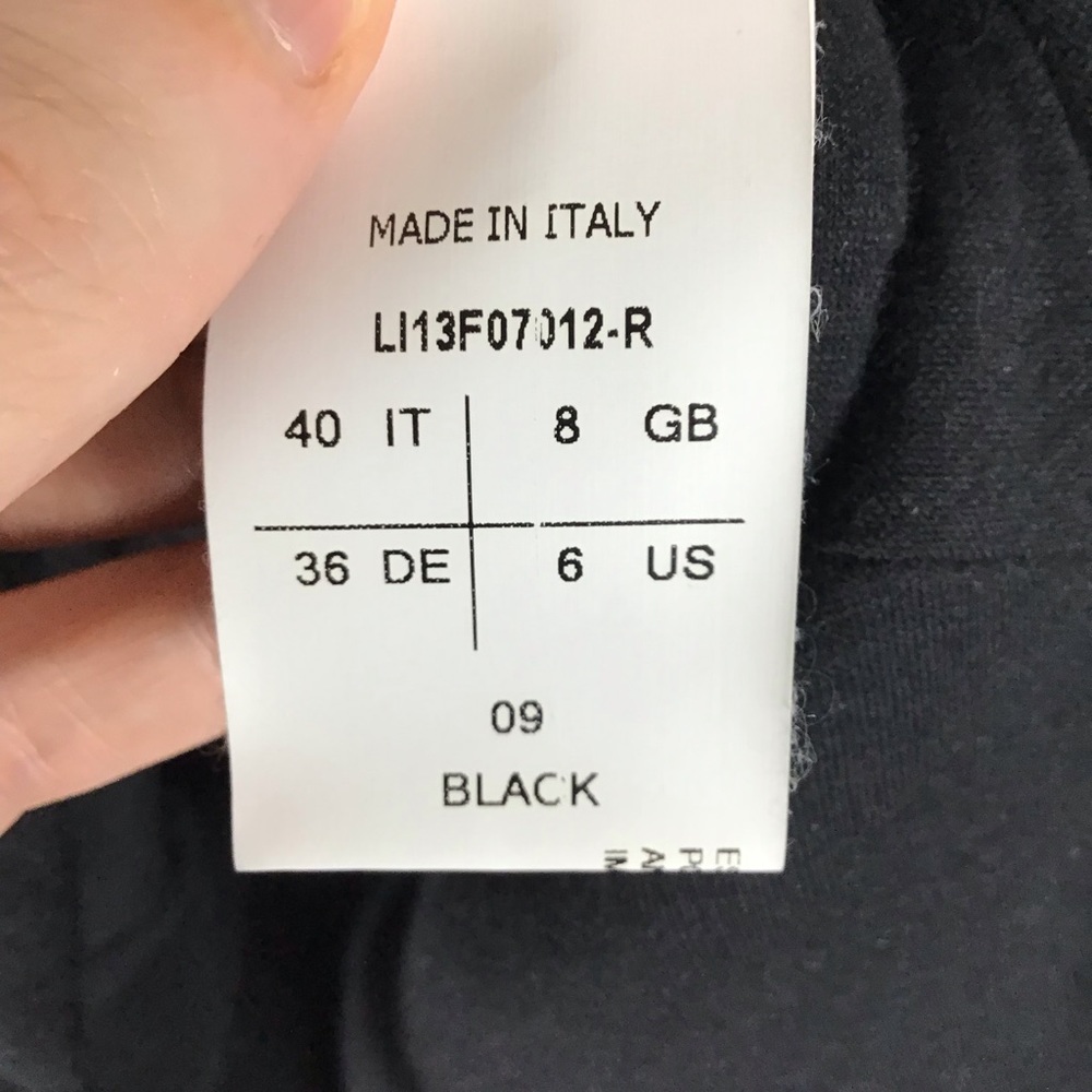 Rick Owens Lilies Vest 6 Black Zip Up Asymmetrical - Picture 8 of 9
